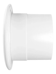 100 mm (10 cm) Klapeli Yuvarlak Banyo Fanı (RF BEYAZ 4S) - 2