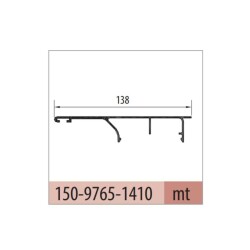 Albatur Sürme Kapı Alüminyum Alın Kapama 1 Metre (150-9765-1410-1000) - 2