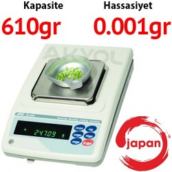 AND GF 600 Hassas Terazi - Hassasiyet:0.001 gr. Max: 610 gr. - 1