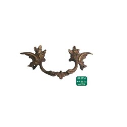 Antik Bronze Desenli Eskitme Kulp Oksit Renk 88mm (09-8134O) - 1