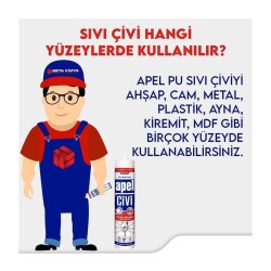 Apel Hızlı Sıvı Çivi 390gr - 2