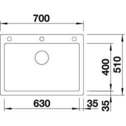 Blanco Pleon 8 Granit Eviye Şampanya Rengi Seri Sonu (523049) - 4