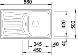 Blanco Plus Çelik Eviye (508217) - 3