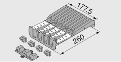 Blum Orga-Line Bıçaklık (ZSZ.02M0) - 3