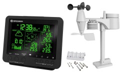 Bresser 5-in-1 Weather Station with Colour Display, black - 1