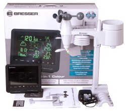 Bresser 5-in-1 Weather Station with Colour Display, black - 16