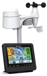 Bresser 5-in-1 Wi-Fi Weather Station with Colour Display, black - 1