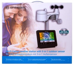 Bresser 5-in-1 Wi-Fi Weather Station with Colour Display, black - 6