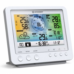 Bresser 5-in-1 Wi-Fi Weather Station with Colour Display, white - 2