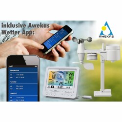 Bresser 5-in-1 Wi-Fi Weather Station with Colour Display, white - 5