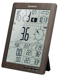 Bresser ClimaTemp XXL Weather Station, wooden look - 3