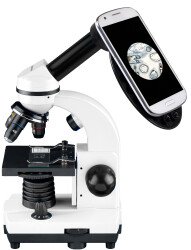 Bresser Junior Biolux SEL 40–1600x Microscope with case, white - 3