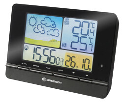 Bresser MeteoTrend Colour RC Weather Station, black - 1