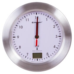 Bresser MyTime Bath Waterproof Wall Clock, white - 1