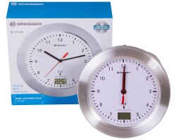 Bresser MyTime Bath Waterproof Wall Clock, white - 2