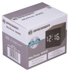 Bresser MyTime WAC Tabletop Alarm Clock, black - 10