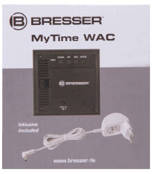 Bresser MyTime WAC Tabletop Alarm Clock, black - 13