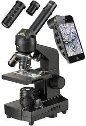 Bresser National Geographic 40x–1280x Microscope with Smartphone Holder - 1