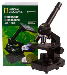 Bresser National Geographic 40x–1280x Microscope with Smartphone Holder - 17