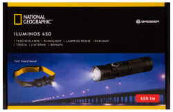 Bresser National Geographic ILUMINOS 450 LED Flashlight with Head Mount - 12