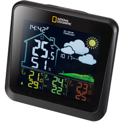 Bresser National Geographic VA Weather Station with Color Display and 3 Sensors - 3