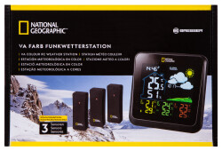 Bresser National Geographic VA Weather Station with Color Display and 3 Sensors - 15