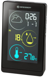 Bresser Temeo Life H Weather Station with Color Display, black - 1