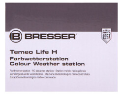 Bresser Temeo Life H Weather Station with Color Display, black - 2