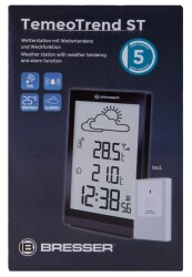 Bresser TemeoTrend ST RC Weather Station, black - 6