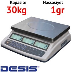 Desis ATC-30 Dijital Hassas Sayıcı Terazi - Hassasiyet: 1 gr. Max: 30 kg. - 1