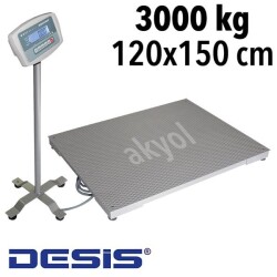 Desis B5 3 Ton Platform Baskül - 120x150 cm - 1