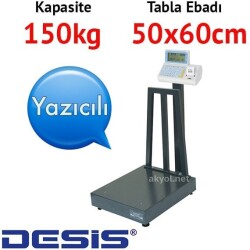 Desis PW Serisi Çok Fonksiyonlu Fiş Çıkaran Baskül 150 kg. - 1