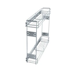 Domodek Frenli Teleskopik Raylı Şişelik Modül 30cm (30114) - 1