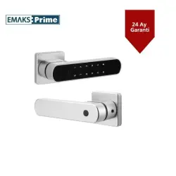 Emaks Prime E55 Akıllı Kapı Kilidi Siyah (EE.EKK.004.0001.R001) - 2