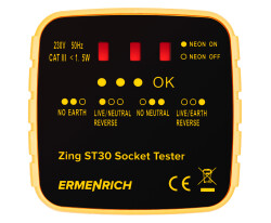 Ermenrich Zing ST30 Priz Test Cihazı - 2