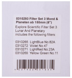 Explore Scientific Filter Set N3 - 12