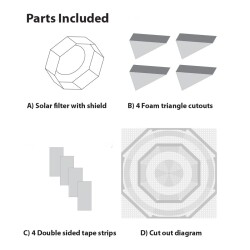 Explore Scientific Sun Catcher Solar Filter for 110–130mm Telescopes - 4