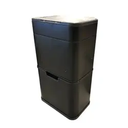 Ivento Çöp Kovası Siyah (JAH8891-40L BLACK) - 2