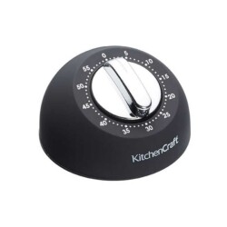 KitchenCraft Soft Touch Mekanik Zamanlayıcı (KCMTIMBLK) - 1