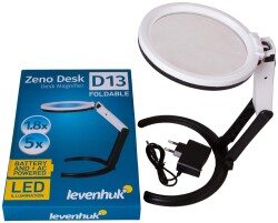 Levenhuk Zeno Desk D13 Büyüteç - 3