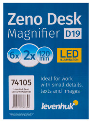 Levenhuk Zeno Desk D19 Büyüteç - 13