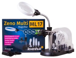 Levenhuk Zeno Multi ML17 Siyah Büyüteç - 2