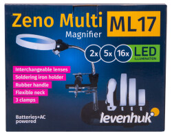 Levenhuk Zeno Multi ML17 Siyah Büyüteç - 13