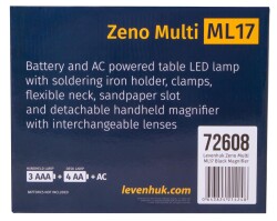 Levenhuk Zeno Multi ML17 Siyah Büyüteç - 14