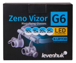 Levenhuk Zeno Vizor G6 Büyüteçli Gözlükler - 12