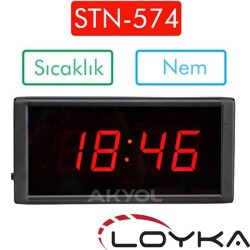 Loyka STN-574 Işıklı Termometre Saat - 1