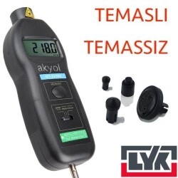 LYK-2236C Temaslı Temassız Devir Ölçer Takometre - 1