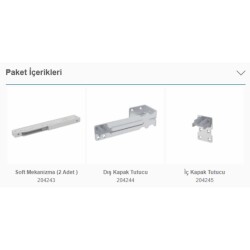 Mepa Soft Dolap Kapak Frenleme Sistemi Yavaşlatıcı (SFT004) - 2