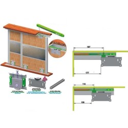 Mepa Yumuşak Kapatma Mekanizmalı Sürme Sİstem (SFT001) - 1