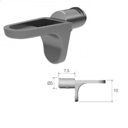 Mesan Ahşap İçin Metal Raf Pimi 5mm (103-02-06-402) - 1